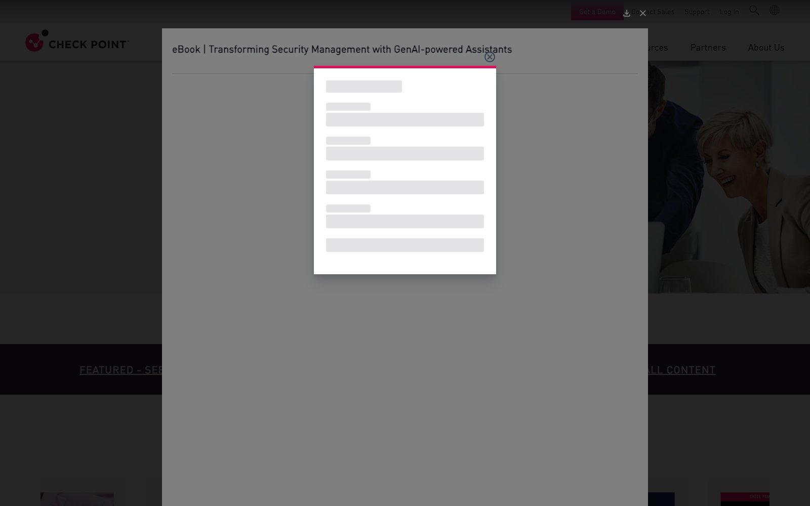 Check Point homepage hero