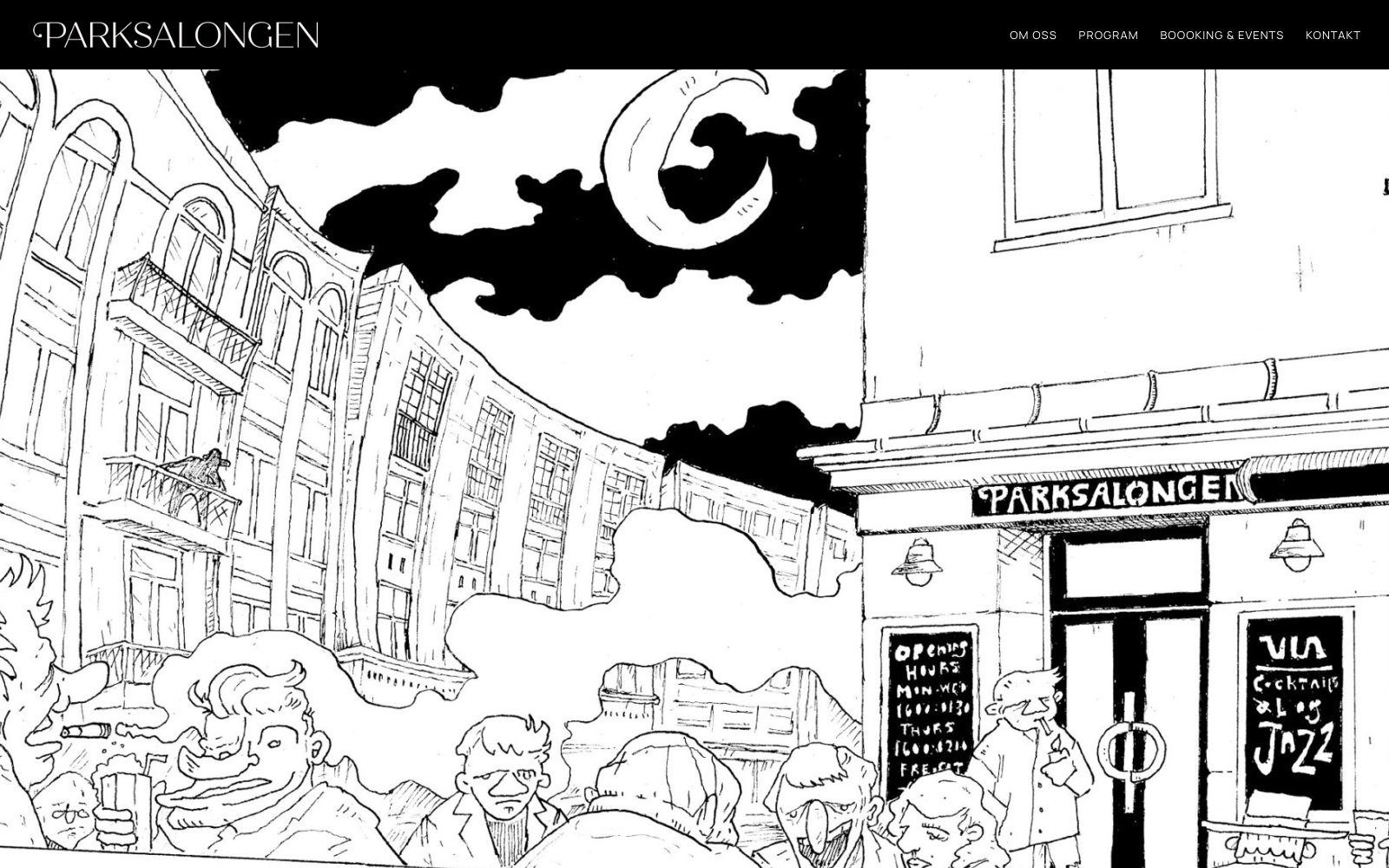 Parksalongen homepage hero